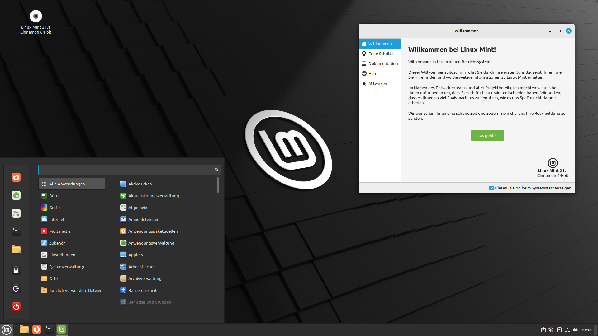 Linux Mint screenshot