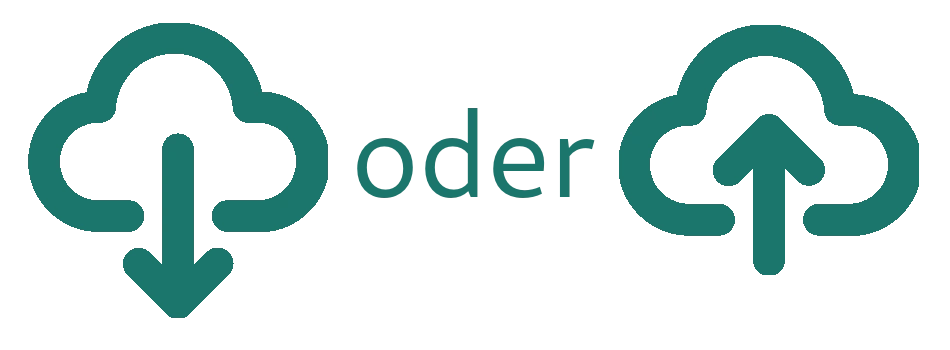 Upload oder Download